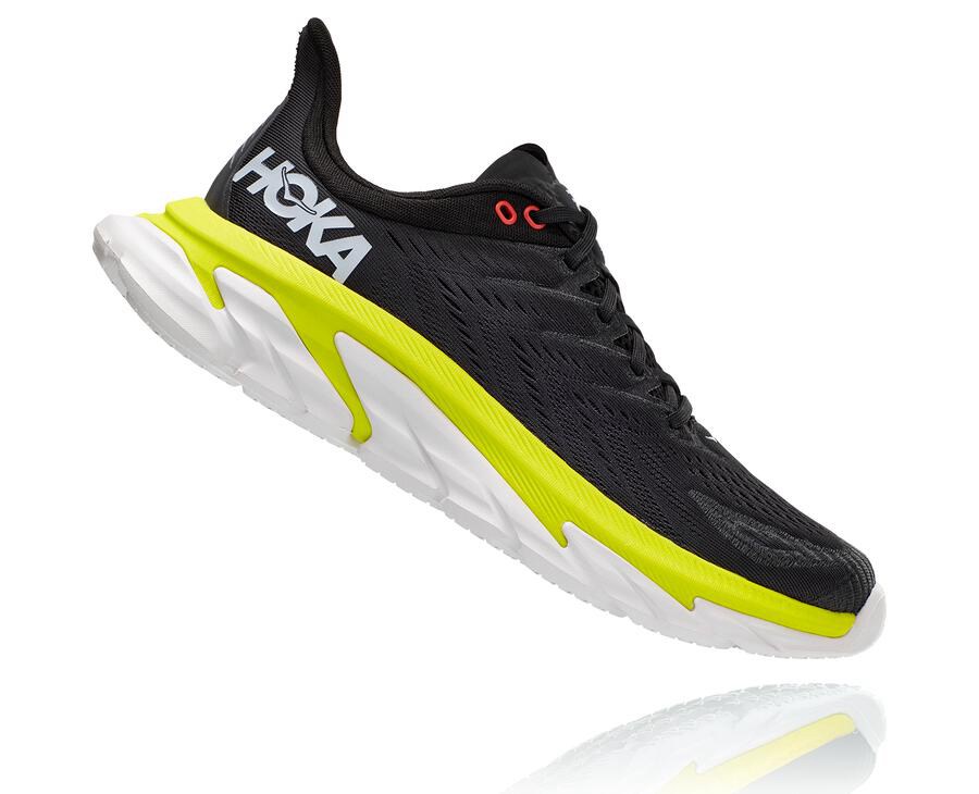 Hoka One One Tenisky Panske Čierne - Clifton Edge - 72390-ZMCE